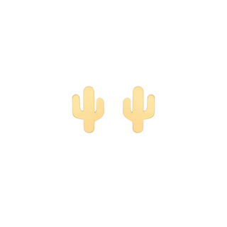 Pedro Earrings, handcrafted gold earrings by Lucano, Byron Bay, front view