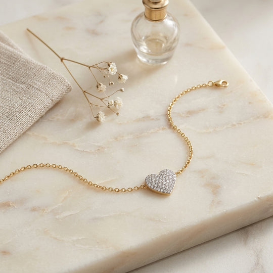 Cuore Pavé Bracelet
