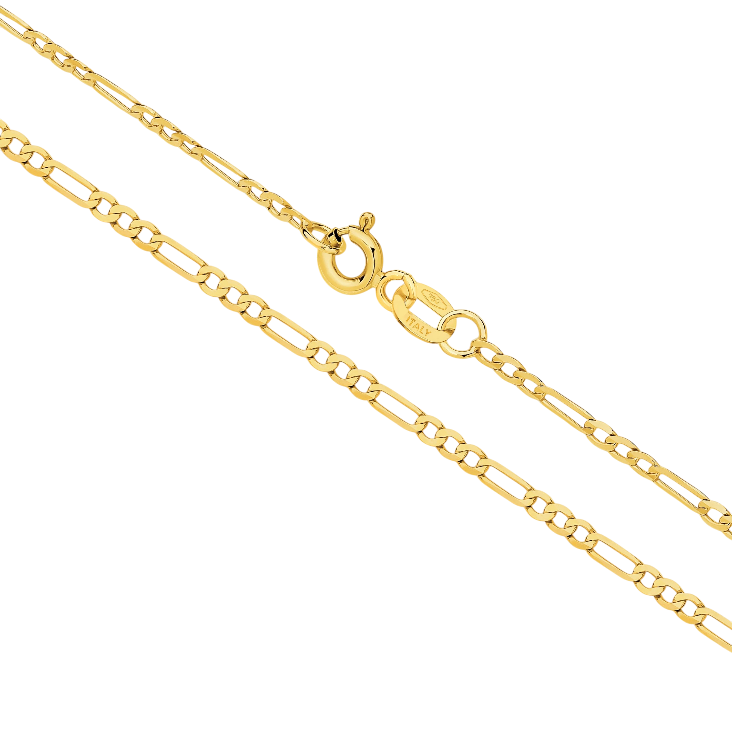 Capezzina Chain - Italian mariner-link gold chain - on neck - Lucano