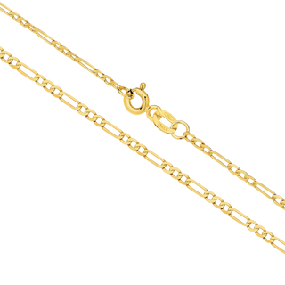 Capezzina Chain - Italian mariner-link gold chain - on neck - Lucano