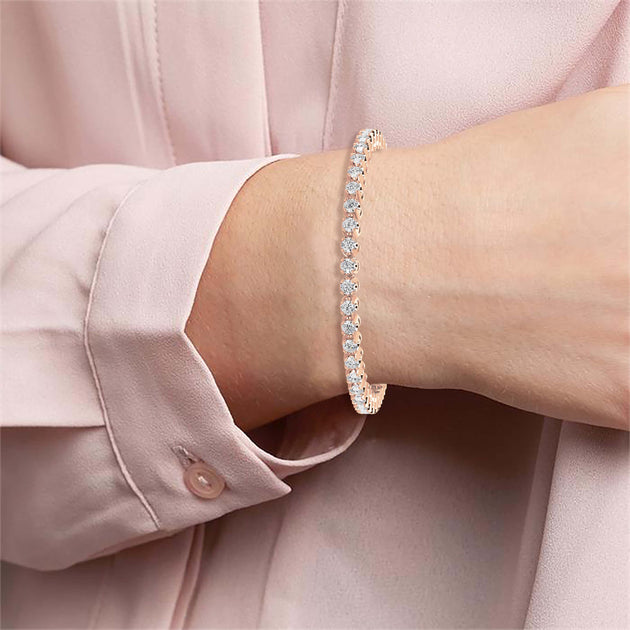 Diamond line bracelet
