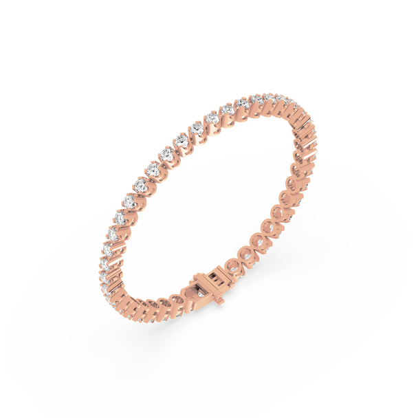 Diamond line bracelet