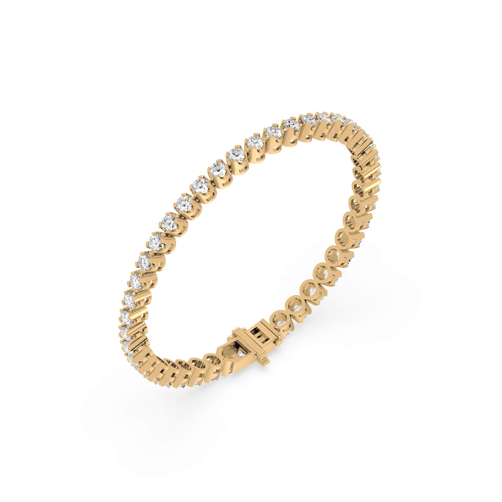 Diamond line bracelet - Lucano