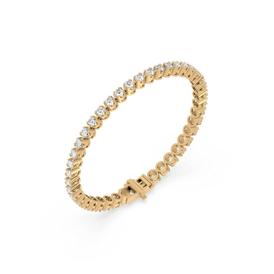Diamond line bracelet - Lucano
