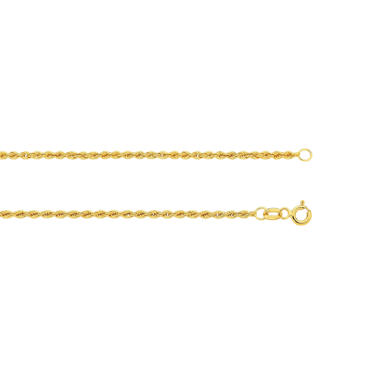 Venetian Chain - Italian box chain in solid gold - detail close-up - Lucano