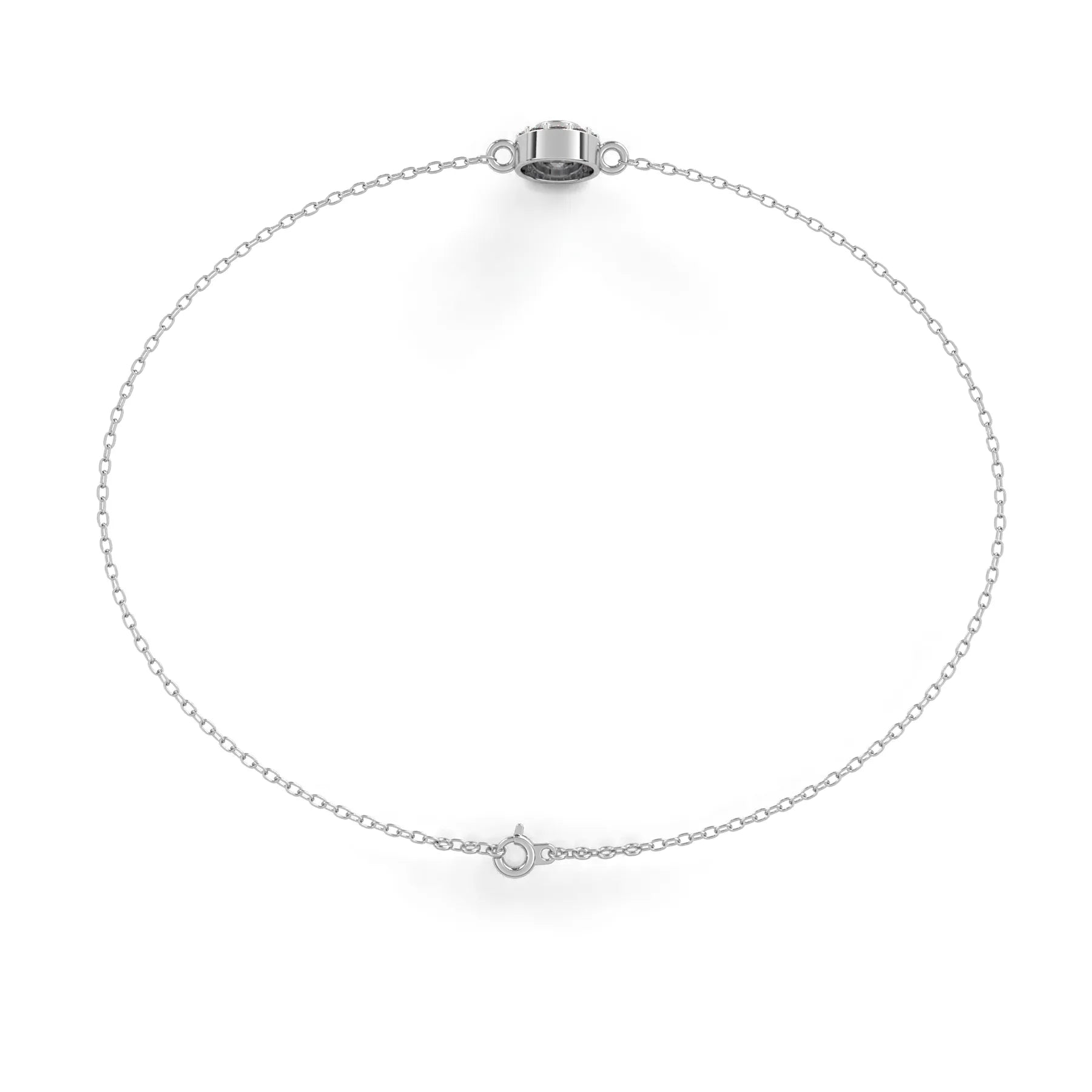 Helios Halo Bracelet - round brilliant diamond bracelet - in 9ct yellow gold - hand-made in Byron Bay Hinterland, Australia by Lucano Fine Jewellery