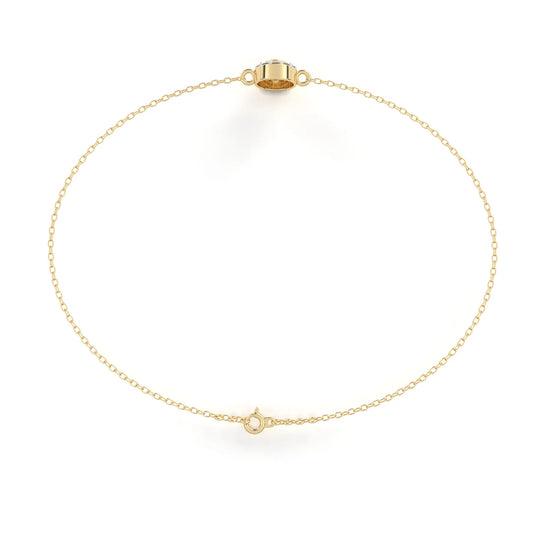 Helios Halo Bracelet - round brilliant diamond bracelet - in 18ct yellow gold - hand-made in Byron Bay Hinterland, Australia by Lucano Fine Jewellery