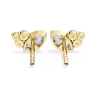 Ariete Marquise Studs - marquise-cut diamond earrings - in 9ct yellow gold - hand-made in Byron Bay Hinterland, Australia by Lucano Fine Jewellery