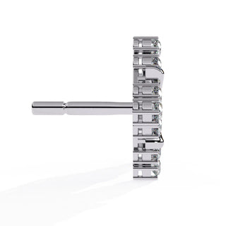 Floralia Cluster Studs - round brilliant diamond earrings - in 9ct white gold - hand-made in Byron Bay Hinterland, Australia by Lucano Fine Jewellery