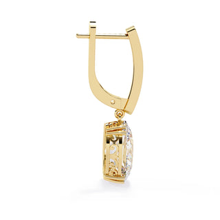Ovalia Drop Earrings - oval-cut diamond earrings - in 18ct yellow gold - hand-made in Byron Bay Hinterland, Australia by Lucano Fine Jewellery