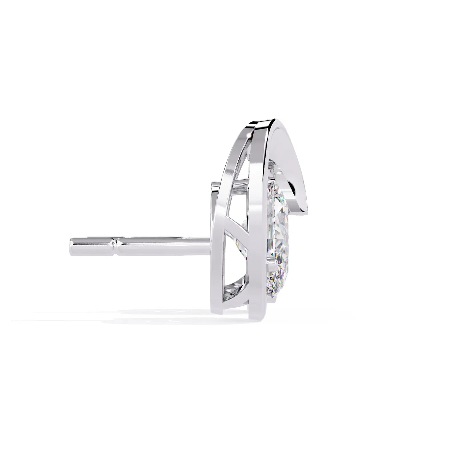 Luna Oval Studs - oval-cut diamond earrings - in 18ct yellow gold - hand-made in Byron Bay Hinterland, Australia by Lucano Fine Jewellery