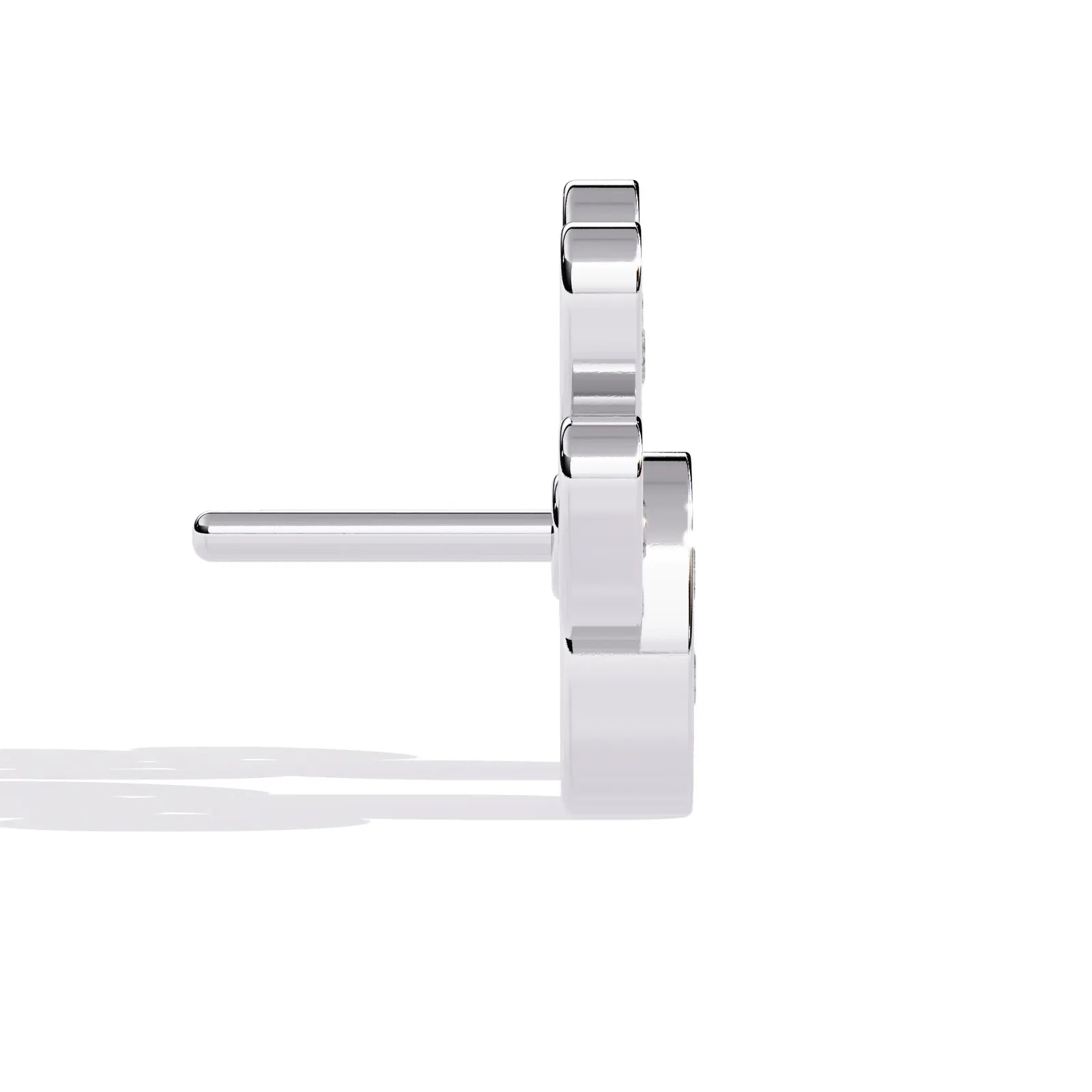 Zampa Petite Studs - round brilliant diamond earrings - in 18ct rose gold - hand-made in Byron Bay Hinterland, Australia by Lucano Fine Jewellery
