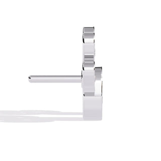 Zampa Petite Studs - round brilliant diamond earrings - in 18ct rose gold - hand-made in Byron Bay Hinterland, Australia by Lucano Fine Jewellery