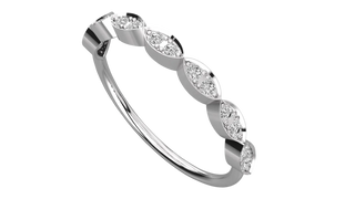 Vigna Marquise Ring - diamond eternity ring, handcrafted in Byron Bay, Australia by Lucano