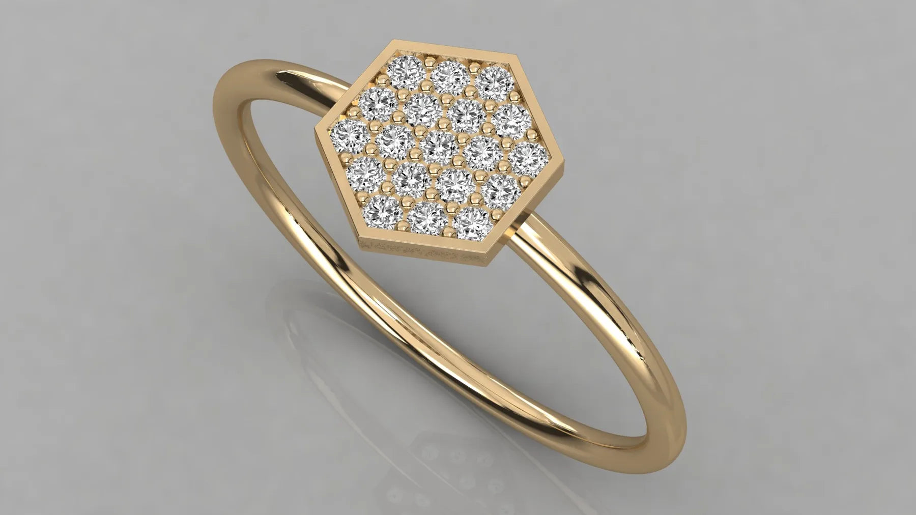 Romulus Marquise Eternity Ring - round brilliant diamond ring - side profile - hand-made in Byron Bay Hinterland, Australia by Lucano Fine Jewellery