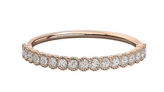 Coronella Pavé Eternity Ring - minimalist diamond wedding band, handcrafted in Byron Bay, Australia by Lucano