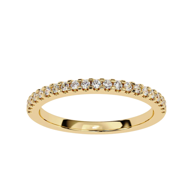 Aurora Pavé Eternity Ring - pavé diamond eternity ring - in 18ct white gold - Lucano