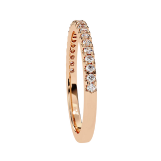Aurora Pavé Eternity Ring - pavé diamond eternity ring - on hand - Lucano