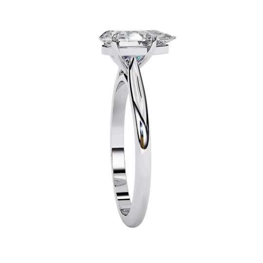 Goccia Pear Solitaire - pear cut solitaire engagement ring - in 18ct yellow gold - Lucano