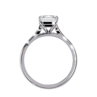 Imperia Emerald Solitaire - emerald cut engagement ring, handcrafted in Byron Bay, Australia by Lucano