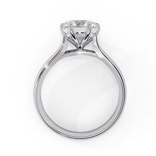 Helios Round Solitaire - engagement ring - handmade in the Byron Bay Hinterland, Australia by Lucano