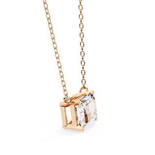 Imperia Radiant Pendant - radiant-cut diamond pendant - in 9ct yellow gold - hand-made in Byron Bay Hinterland, Australia by Lucano Fine Jewellery