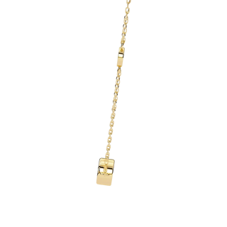 Stelle Trio Bezel Necklace - solid gold diamond pendant - platinum finish - hand-made in Byron Bay Hinterland, Australia by Lucano Fine Jewellery