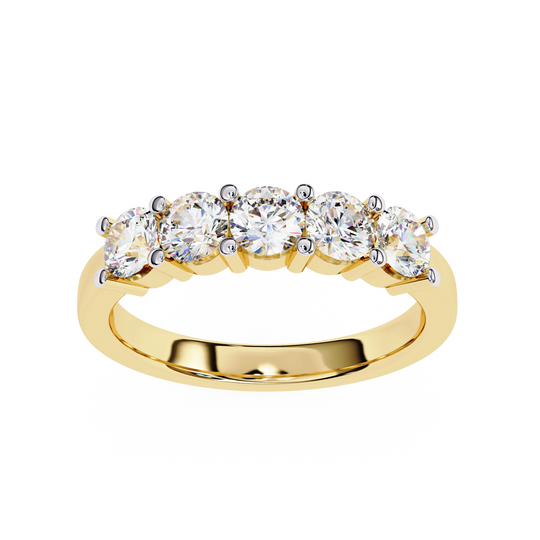 Veretta - Italian diamond eternity ring, handcrafted in Byron Bay Hinterland, Australia by Lucano
