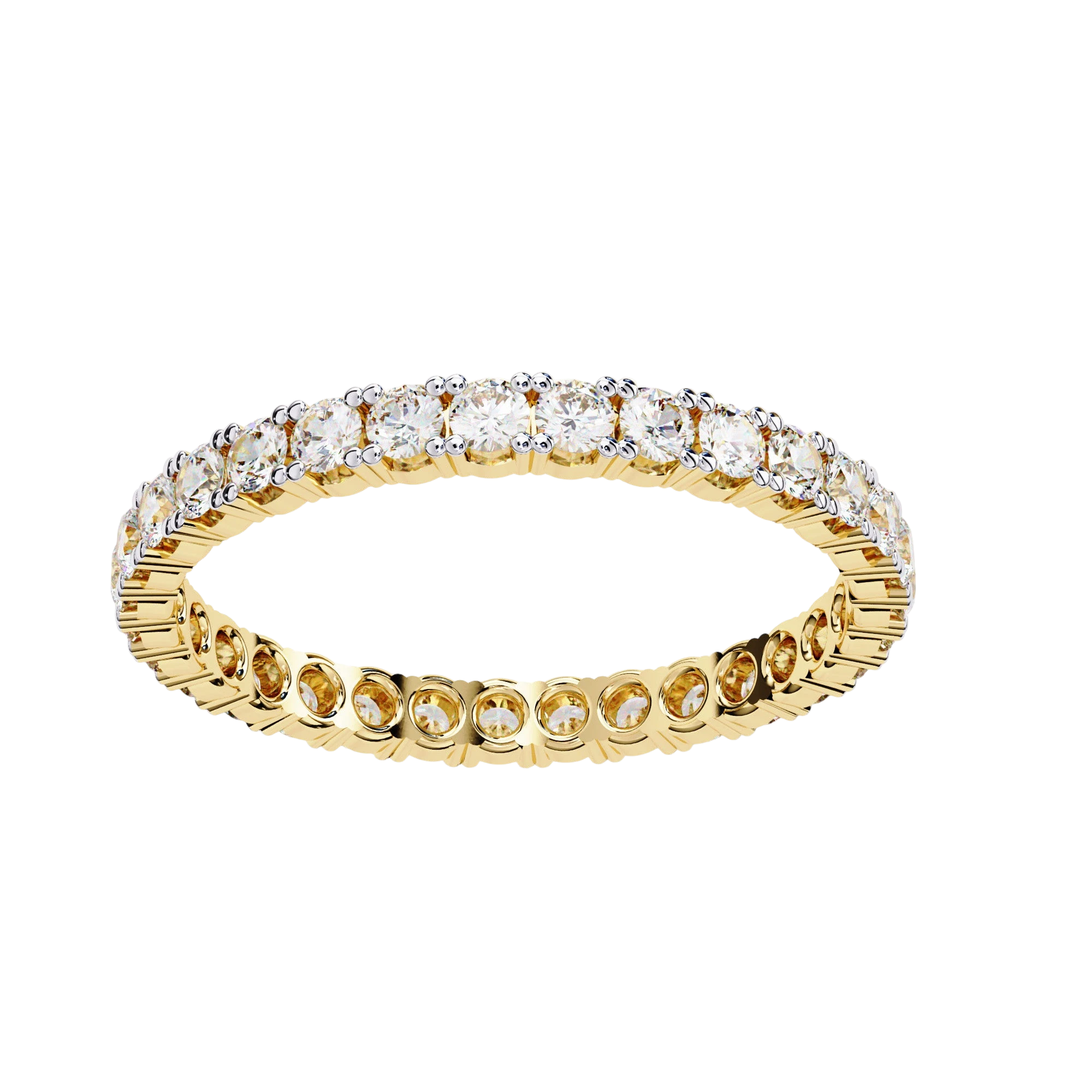 Giro Diamond Ring - full diamond eternity ring, handcrafted in Northern Rivers, Australia by Lucano