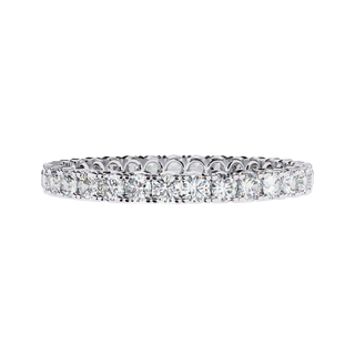 Giro Diamond Ring - full diamond eternity ring - three-quarter view - Lucano