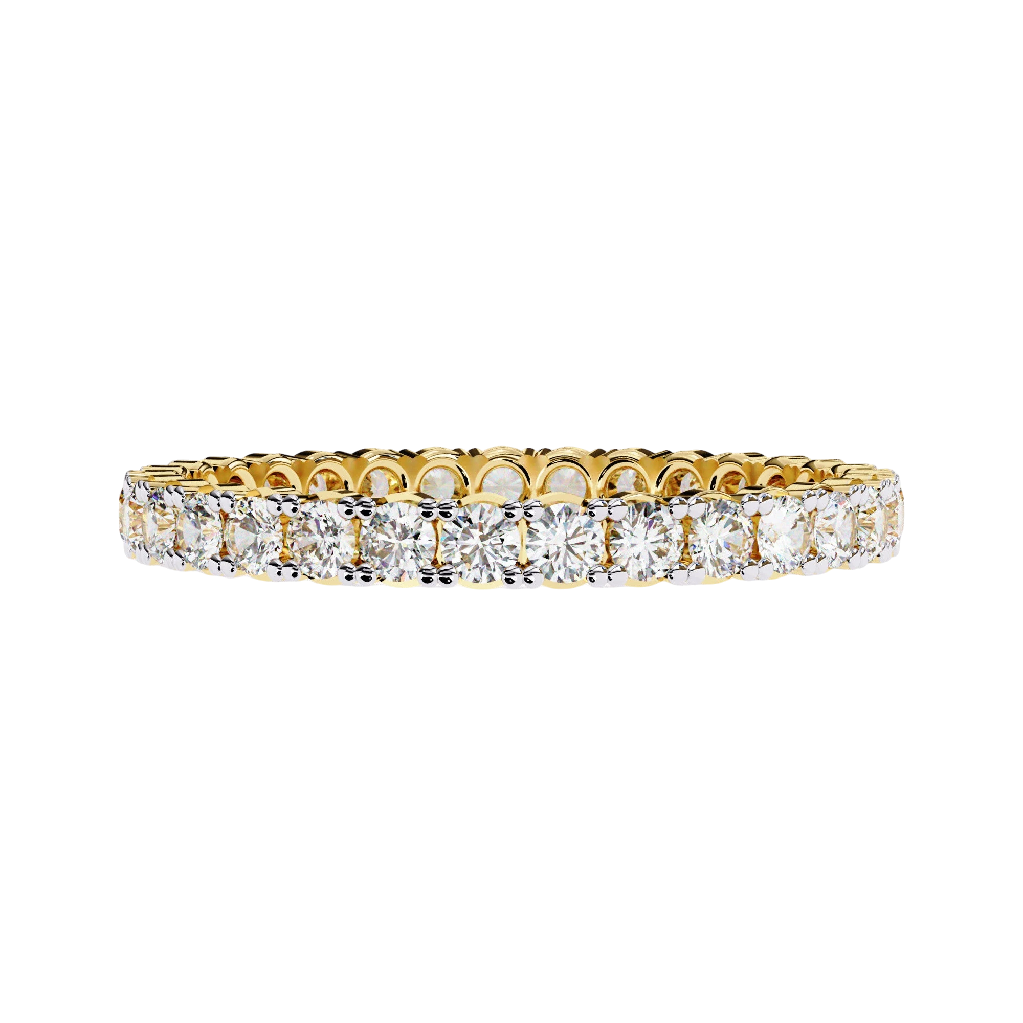 Giro Diamond Ring - full diamond eternity ring - detail close-up - Lucano