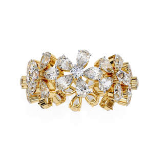 Petal Ring - 4ct diamond eternity ring, handcrafted in Northern Rivers, Australia by Lucano