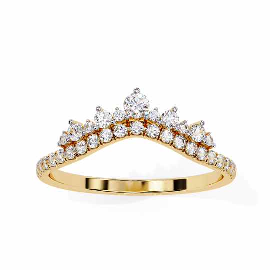 Tiara Ring - diamond eternity ring, handcrafted in Byron Bay Hinterland, Australia by Lucano