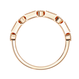 Brio Ring - diamond eternity ring - three-quarter view - Lucano
