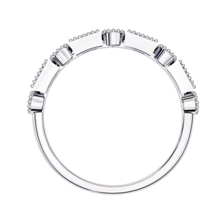Brio Ring - diamond eternity ring - detail close-up - Lucano