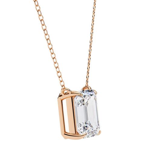 Concordia Pave Bar Necklace - diamond bar necklace - on model at the collarbone - hand-made in Byron Bay Hinterland, Australia by Lucano Fine Jewellery
