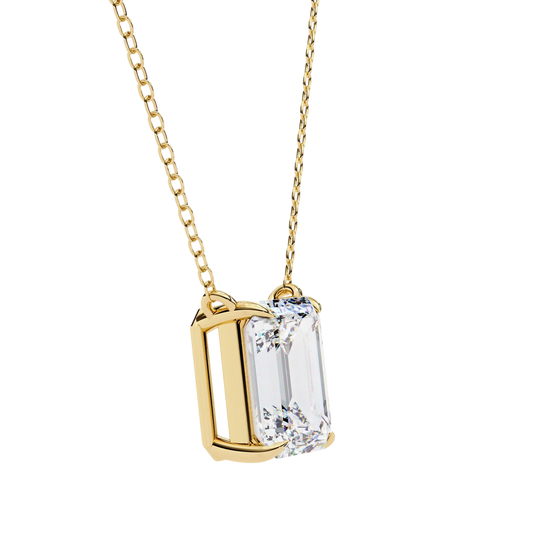 Concordia Pave Bar Necklace - diamond bar necklace - angled view - hand-made in Byron Bay Hinterland, Australia by Lucano Fine Jewellery