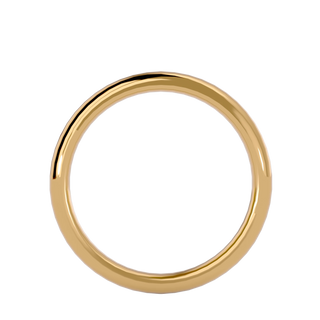 Fede Classica - 3.2mm classic wedding band - side profile - Lucano