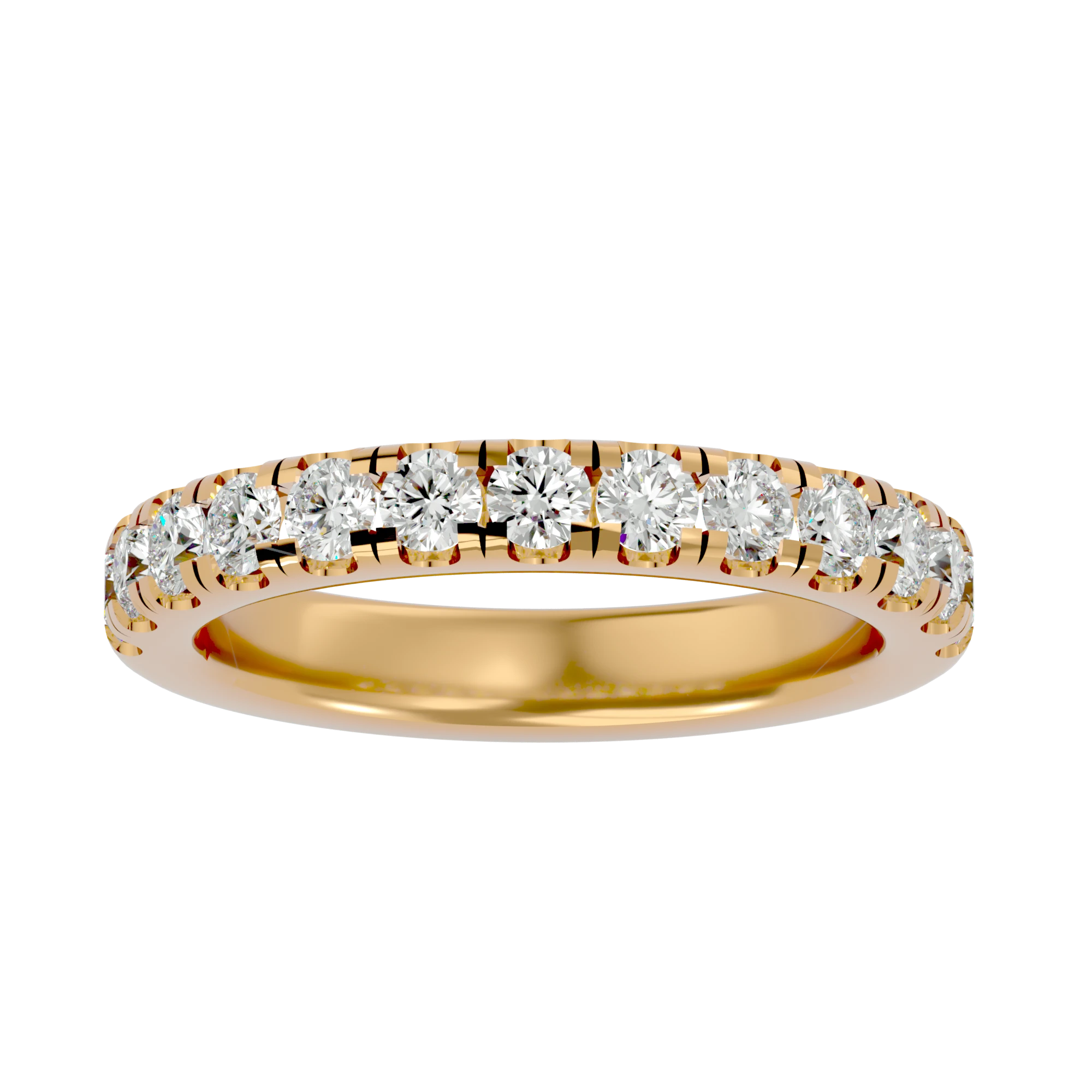 Vesta Band - round brilliant diamond eternity ring, handcrafted in Australia by Lucano