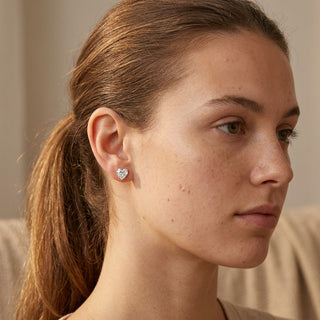 Divina Studs - diamond stud earrings - handmade in the Byron Bay Hinterland, Australia by Lucano