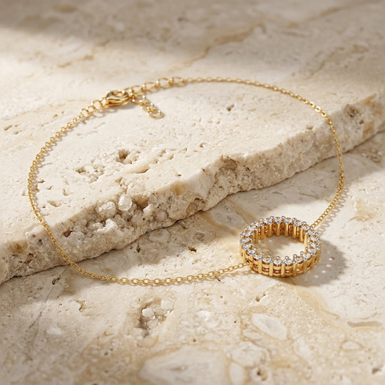 Cerchio Diamond Halo Bracelet