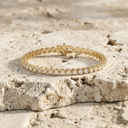 Diamond line bracelet