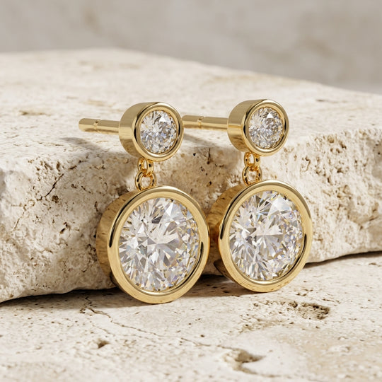 Doppia Goccia Drop Earrings