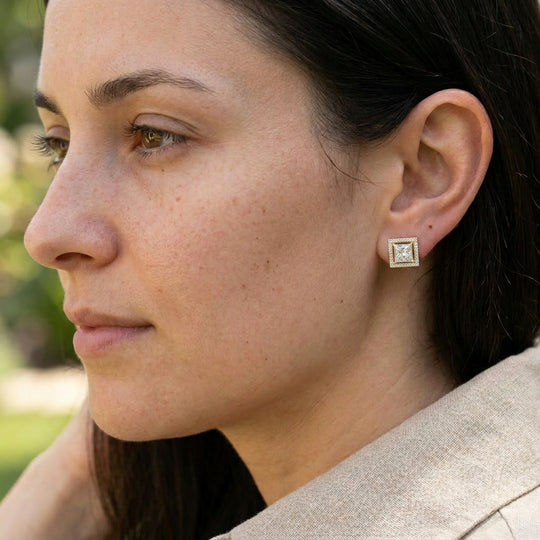 Reale Princess Halo Studs