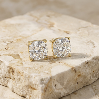 Vesper Studs - diamond stud earrings - handmade in the Byron Bay Hinterland, Australia by Lucano