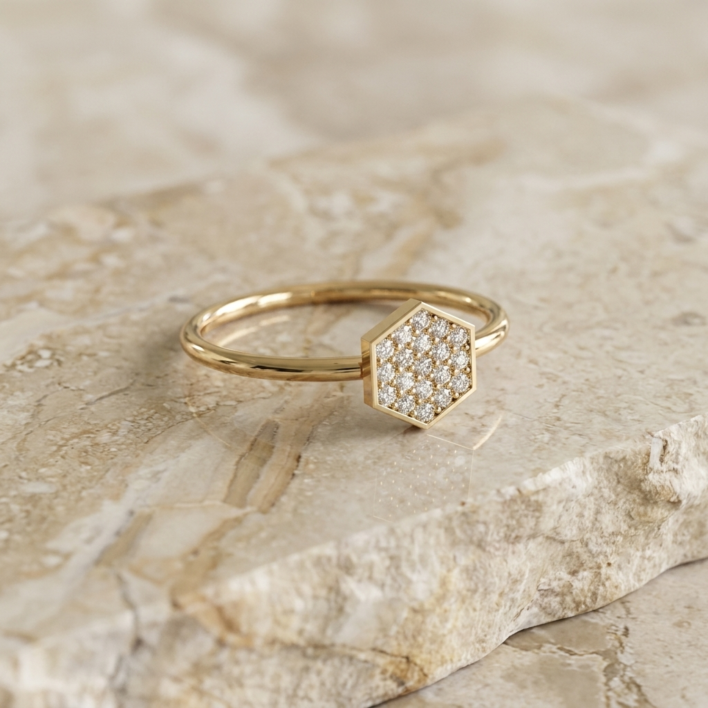 Romulus Marquise Eternity Ring - marquise diamond eternity ring - on hand - Lucano