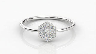 Romulus Marquise Eternity Ring - marquise diamond eternity ring - side profile - Lucano