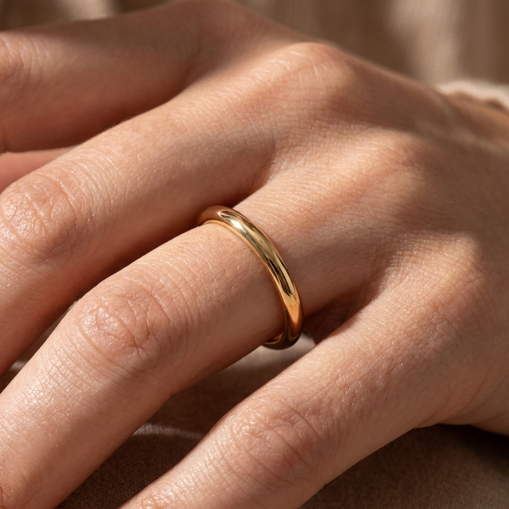 Fede Classica - 3.2mm classic wedding band - on hand - Lucano