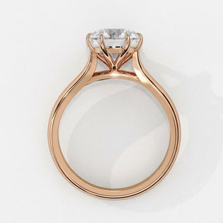 Helios Round Solitaire - engagement ring - handmade in the Byron Bay Hinterland, Australia by Lucano
