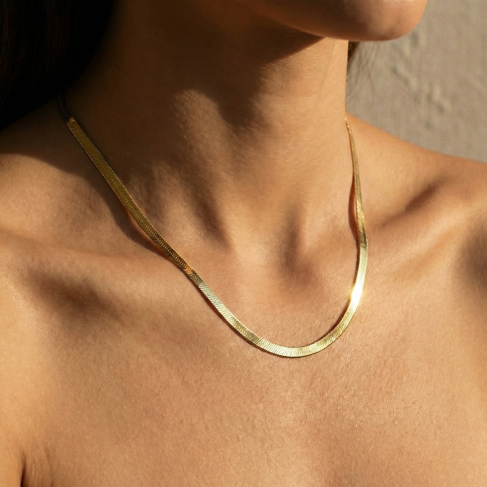 Serpente Chain Petite - 18ct Italian snake chain, handcrafted by Lucano